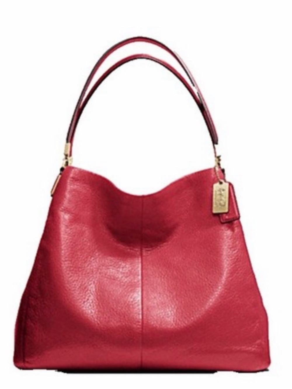Never Worn Coach Women's Pink Leather Shoulder Bag - Picture 4 of 4